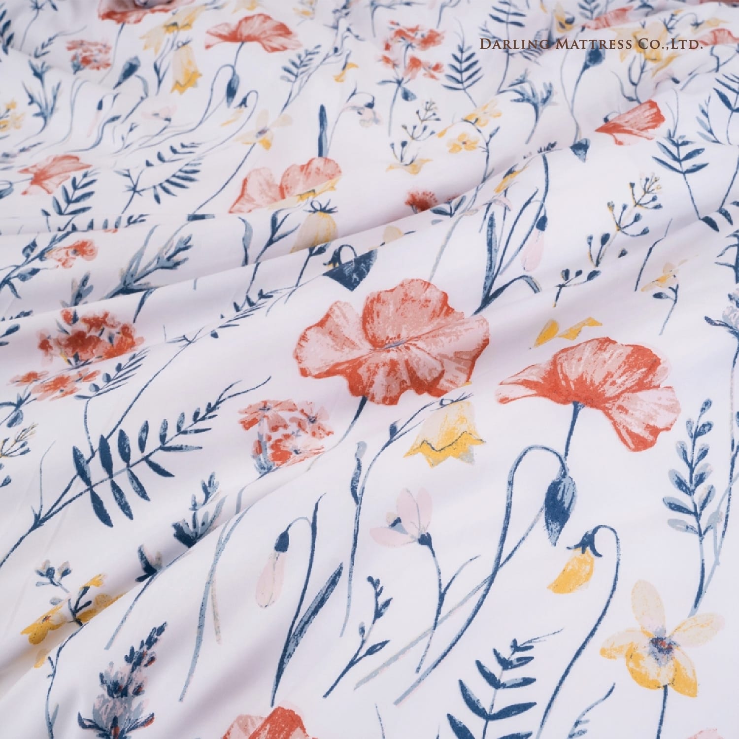 ชุดผ้าปูผ้านวม 3.5 ฟุต DARLING MATTRESS รุ่นลายดอกไม้ ลายบลอสซั่ม_3